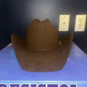 Resistol Long Oval Cowboy Hat- Chocolate